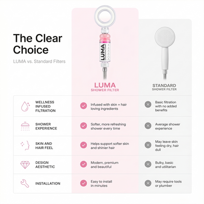 LUMA SHOWERHEAD WITH FILTER