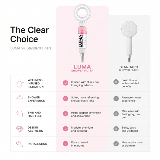 LUMA SHOWERHEAD WITH FILTER